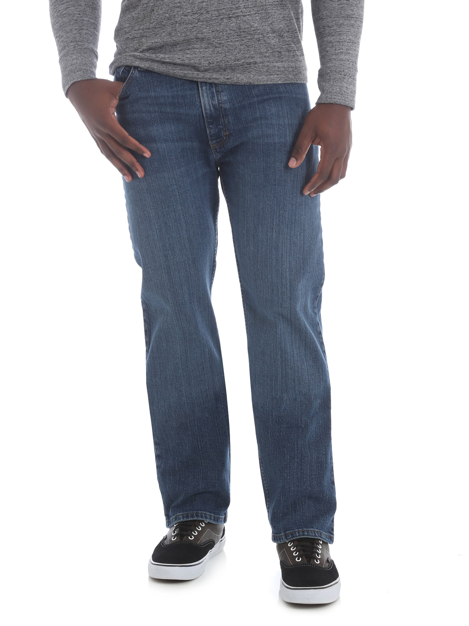 Wrangler - Wrangler Big Men's 5 Star Regular Fit Jeans with Flex ...