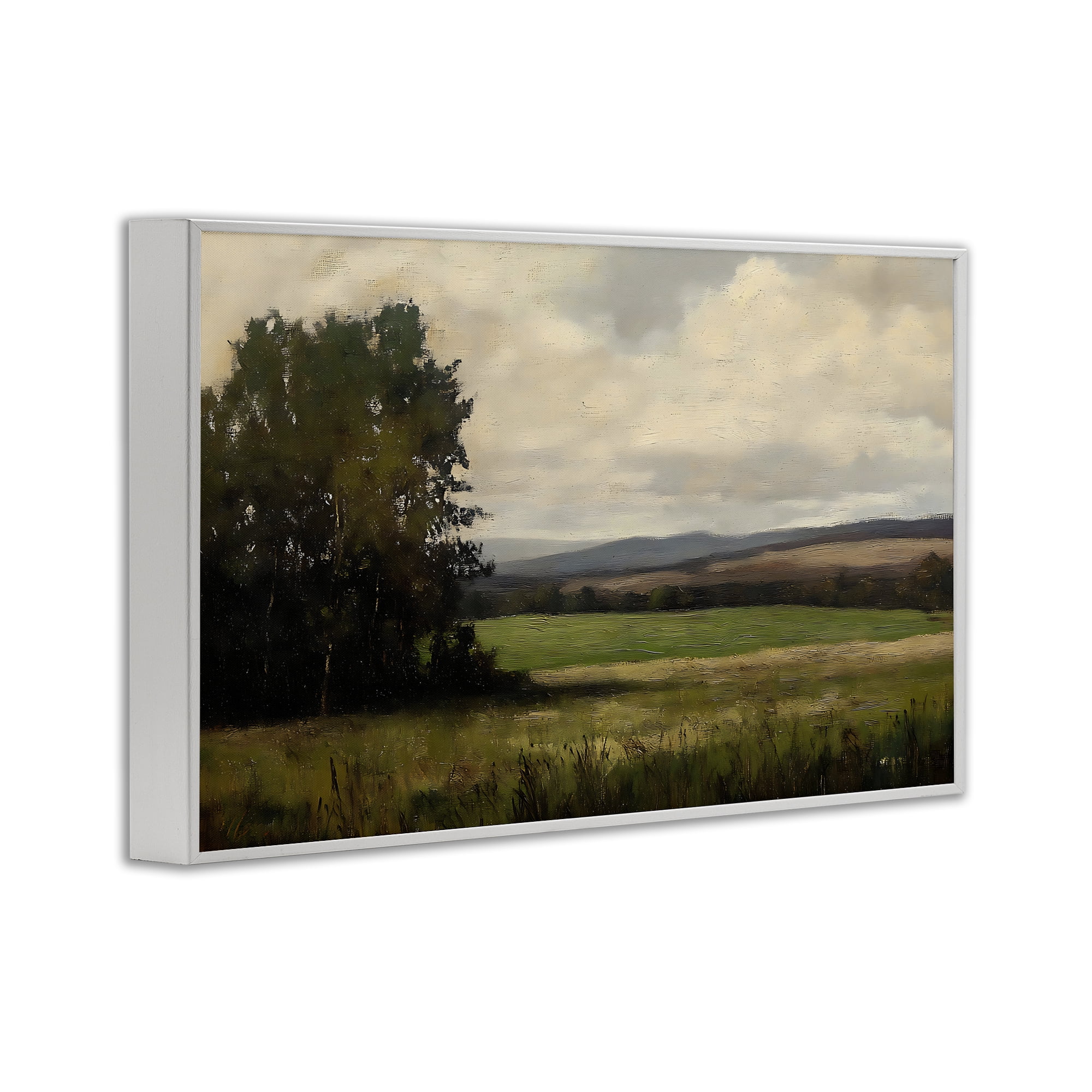 Stupell Industries Hills In The Distance White Framed Giclee Art, design by Creative Studio
