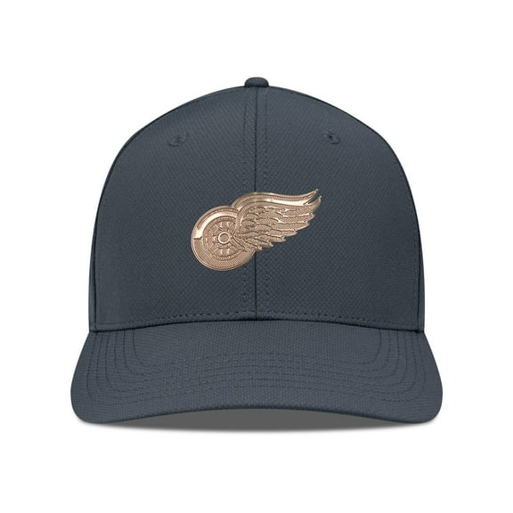 Men's Levelwear Charcoal Detroit Red Wings Rise Copper Insignia Flex Hat