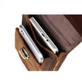 thumbnail image 3 of Riñonera para hombre, bolso para colgar, bolso para teléfono móvil, funda protectora de cuero genuino, capa superior de cuero de vaca Crazy Horse, bolso para colgar en la cintura para exteriores, 3 of 5