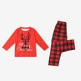 thumbnail image 3 of Pyjamas de Noël pour Garçons, Pyjamas à Carreaux en Coton Biologique, 3 of 9