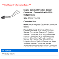 thumbnail image 2 of Engine Camshaft Position Sensor Connector - Compatible with 1990 Dodge Dakota, 2 of 2