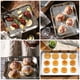 thumbnail image 3 of Bandeja para hornear de acero inoxidable, bandeja para hornear galletas, plato para servir alimentos, 3 uds., 3 of 4
