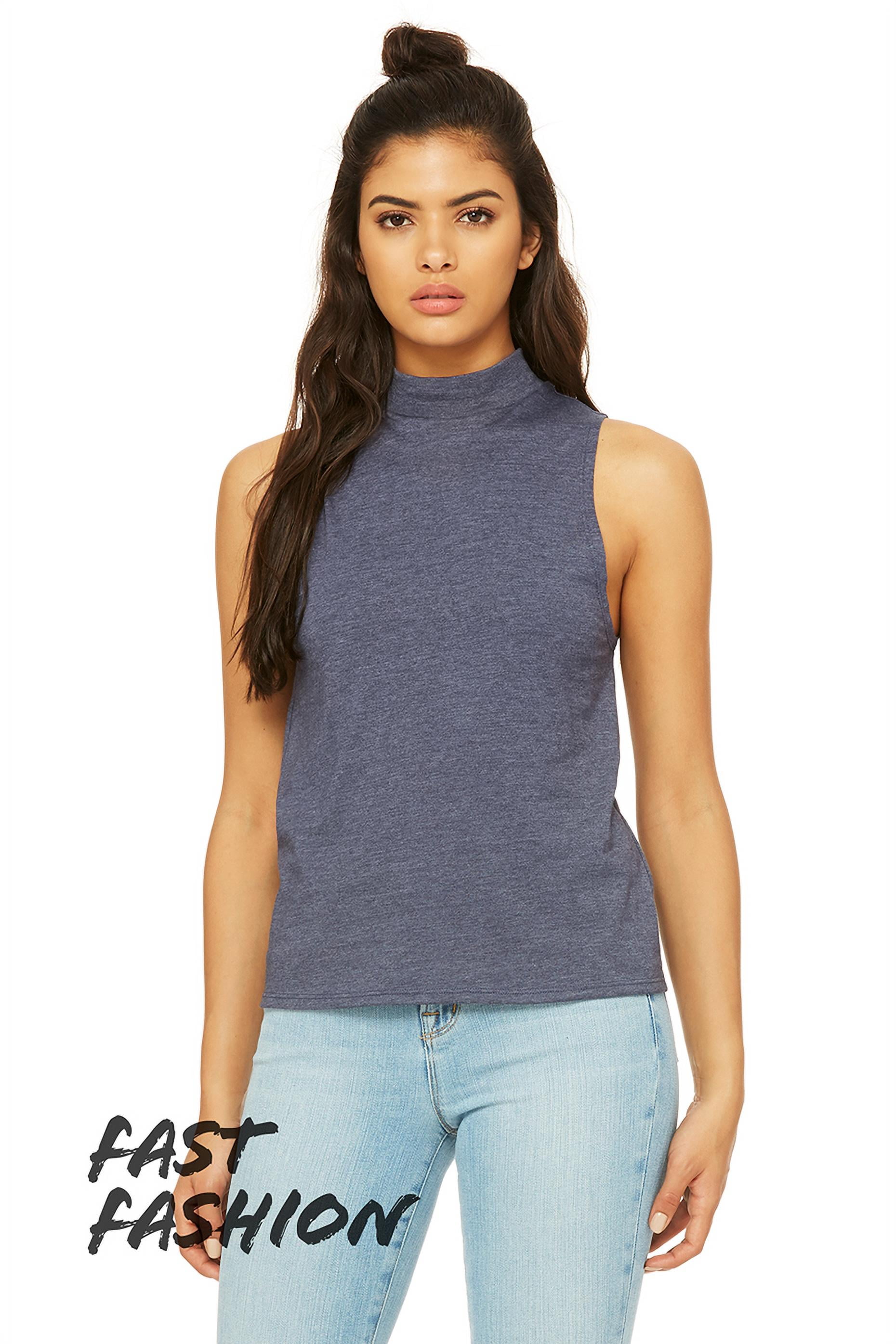 BellaCanvas Women's Mock Neck Tank 