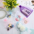 thumbnail image 5 of unbranded  50 Pcs Organza Snow Yarn Fabric Drawstring Gauze Bag Handbags Goodie Candy Mini Gift, 5 of 6
