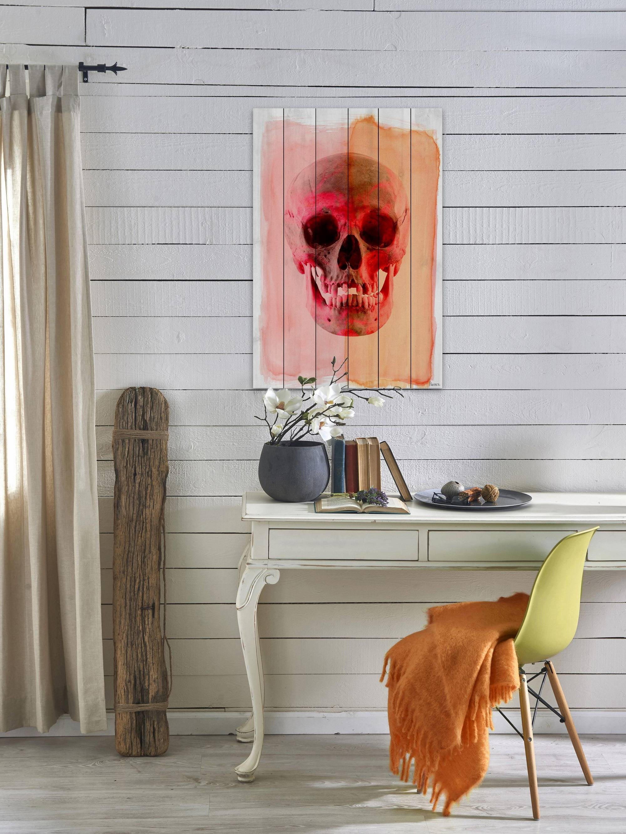 Marvel Red Skull 8.00" x 12" Painting Art Prints, by Parvez Taj