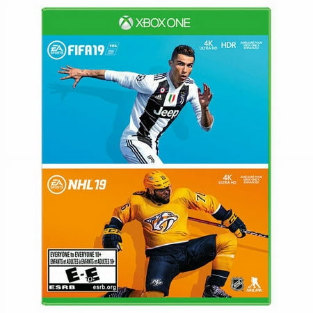 FIFA 19/NHL 19 Bundle - Microsoft Xbox One [XBONE EA Sports Combo Pack 2019] NEW