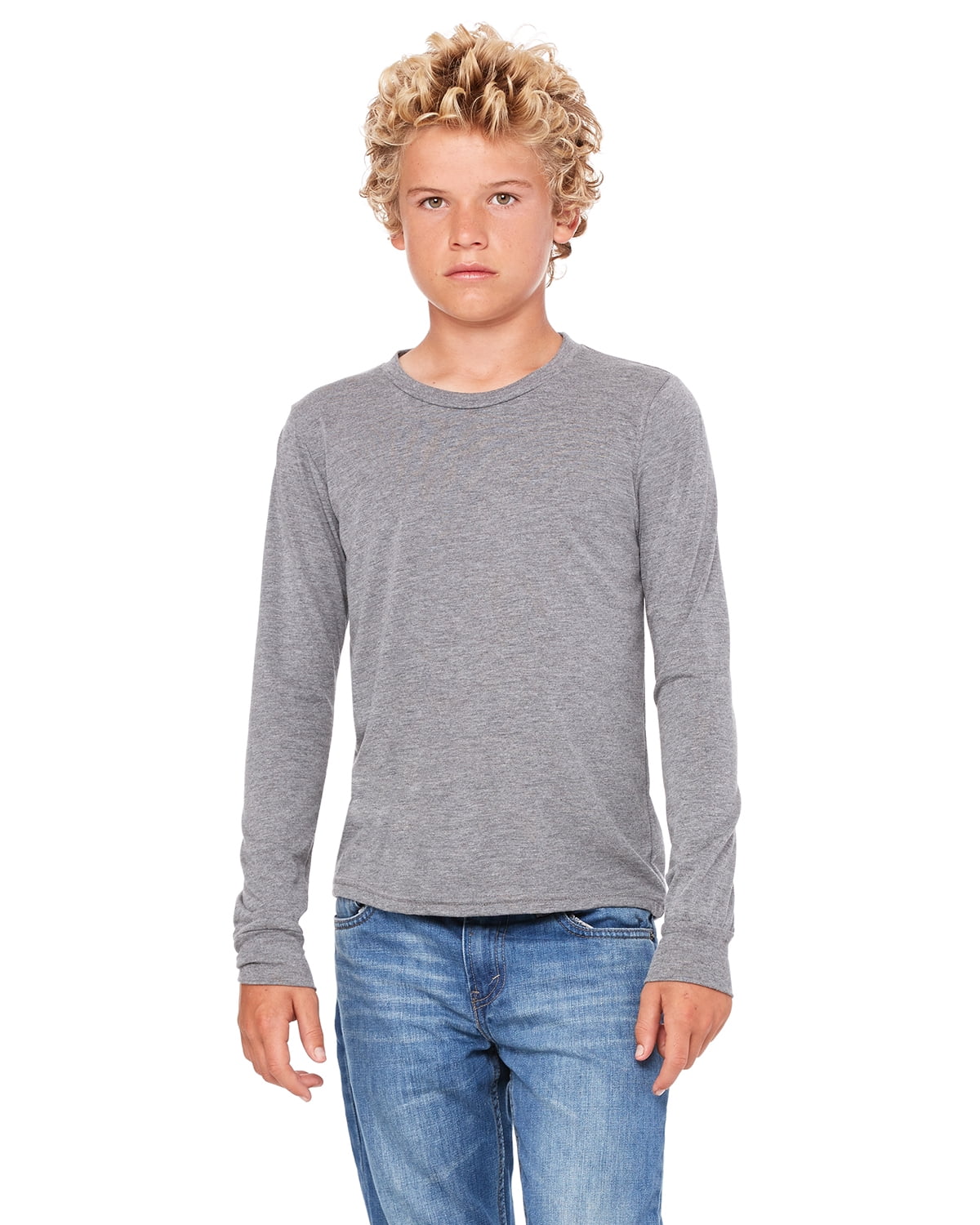 3501Y Bella Canvas Youth Jersey Long Sleeve T-Shirt