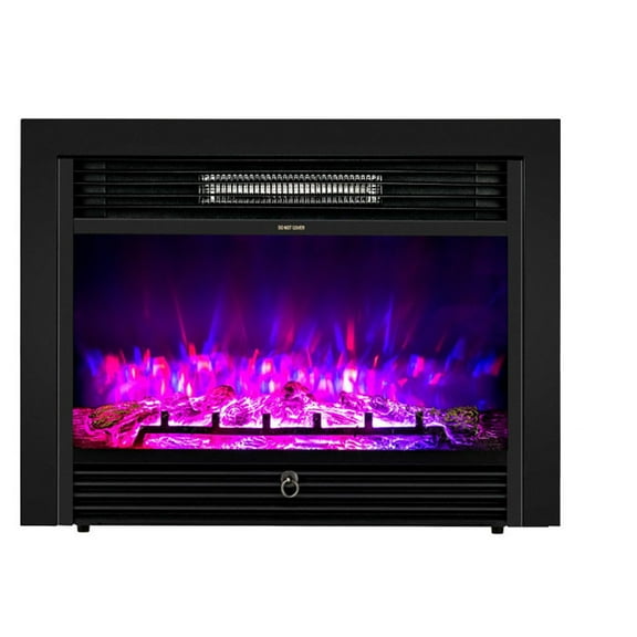 Resenkos Fireplace Heater,Electric Fireplace, 28.5 Inch Electric Fireplace Recessed with 3 Flame Colors