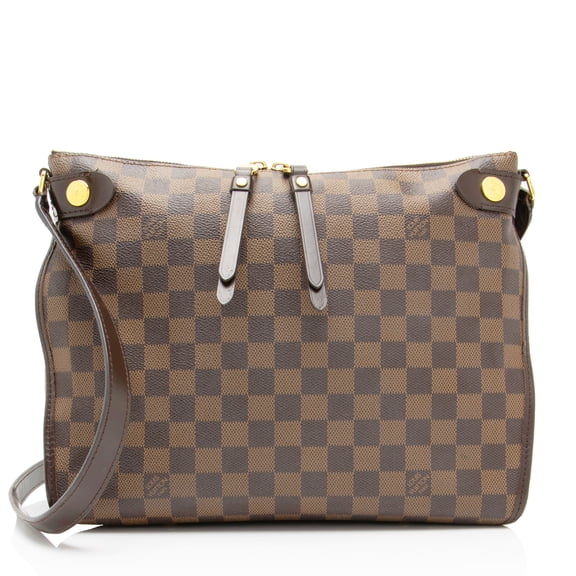 Pre-Owned Louis Vuitton Damier Ebene Duomo Shoulder Bag
