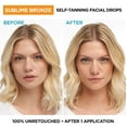 thumbnail image 6 of L'Oreal Paris Sublime Bronze Self Tan Drops for Face, Hyaluronic Acid, Self-Tanning Facial Drops, Buildable Tan, Customizable Sun-Kissed Glow, Gradual Tan, Fragrance-Free, 1 fl oz Packaging May Vary, 6 of 11