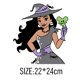 thumbnail image 1 of Disney Princess personaje de dibujos animados en disfraz de bola de Halloween, transferencia de hierro para ropa, pegatina firme y sin grasa, artesanía Diy, 1 of 4