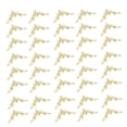 thumbnail image 4 of OUNONA 50Pcs Golden Metal Corner Protector for Books Scrapbooks and Decorative Boxes, 4 of 7