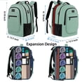 thumbnail image 2 of Mochila para portátil MATEIN, ampliable, puerto USB de 15,6 pulgadas, resistente al agua, 2 of 9