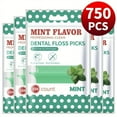 thumbnail image 2 of 150pcs/Bag, Mint Floss Stick, Water Floss Stick, Refreshing Mint Floss Stick - Oral Care Cleaning Interdental Tools, 2 of 9