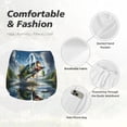 thumbnail image 4 of Balery Largemouth Bass Jumping Out of The Water Pantalones cortos deportivos para mujer con forro y dos bolsillos, elásticos, para entrenamiento, gimnasio, yoga-Large, 4 of 7