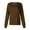 # Brown, variant on Brown Scrub Jackets for Women Plus Size Button Down Basic Long Sleeve Solid Color Long Nurse Uniform Band Collar Stretch Polyester Lightweight Cotton Nurse Scrubs