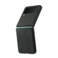 thumbnail image 6 of TECH CIRCLE Leather Case for Samsung Galaxy Z Flip 3 Lichee Pattern Non-Slip Design Slim Thin Shockproof Case For Samsung Galaxy Z Flip 3,Black, 6 of 6