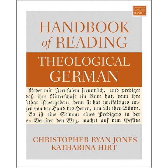 Handbook of Reading Theological German, (Paperback)