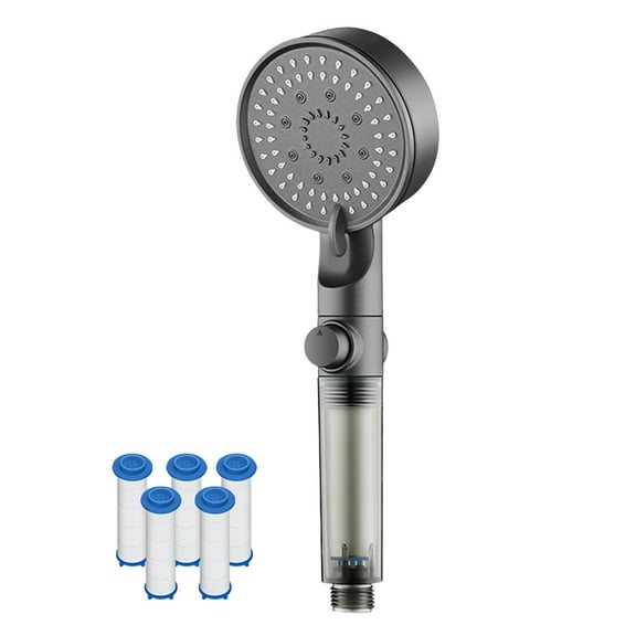 High Pressure 5-Mode Filtered Shower Head, KYD's Choice - Shower Head (Shower Head 5 Filters)