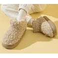 thumbnail image 2 of FDSKWKYBootie Slippers for Women Warm House Shoes Memory Foam Indoor Outdoor Fuzzy Boots with Rubber Sole, 2 of 6