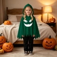 thumbnail image 6 of Boy Halloween Costumes Unisex Ghost Face Costume Kids Hooded Cloak Pants Two Piece Set Costumes for Girls 4-5 Years, 6 of 9