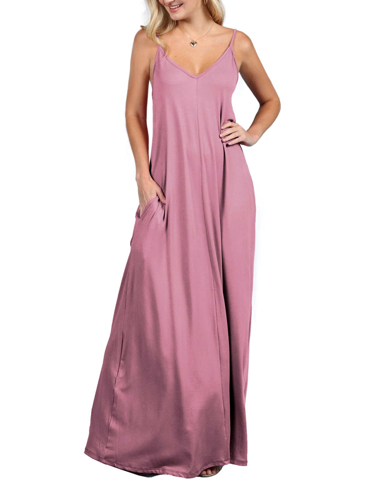 Doublju Women s Spaghetti Strap Maxi Dress With Pockets Plus Size doublju-women-s-spaghetti-strap-maxi-dress-with-pockets-plus-size
