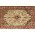 thumbnail image 1 of Ahgly Company Machine Washable Indoor Rectangle Traditional Dark Sienna Brown Area Rugs, 5' x 7', 1 of 7