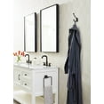 thumbnail image 2 of Amerock Vicinity Traditional Triple Prong Matte Black Wall Hook, 2 of 9