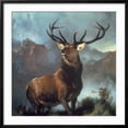 thumbnail image 2 of Art.com Monarch of the Glen Art Print by Edwin Henry Landseer, Black Frame Wall Art, 29" x 29", 2 of 5