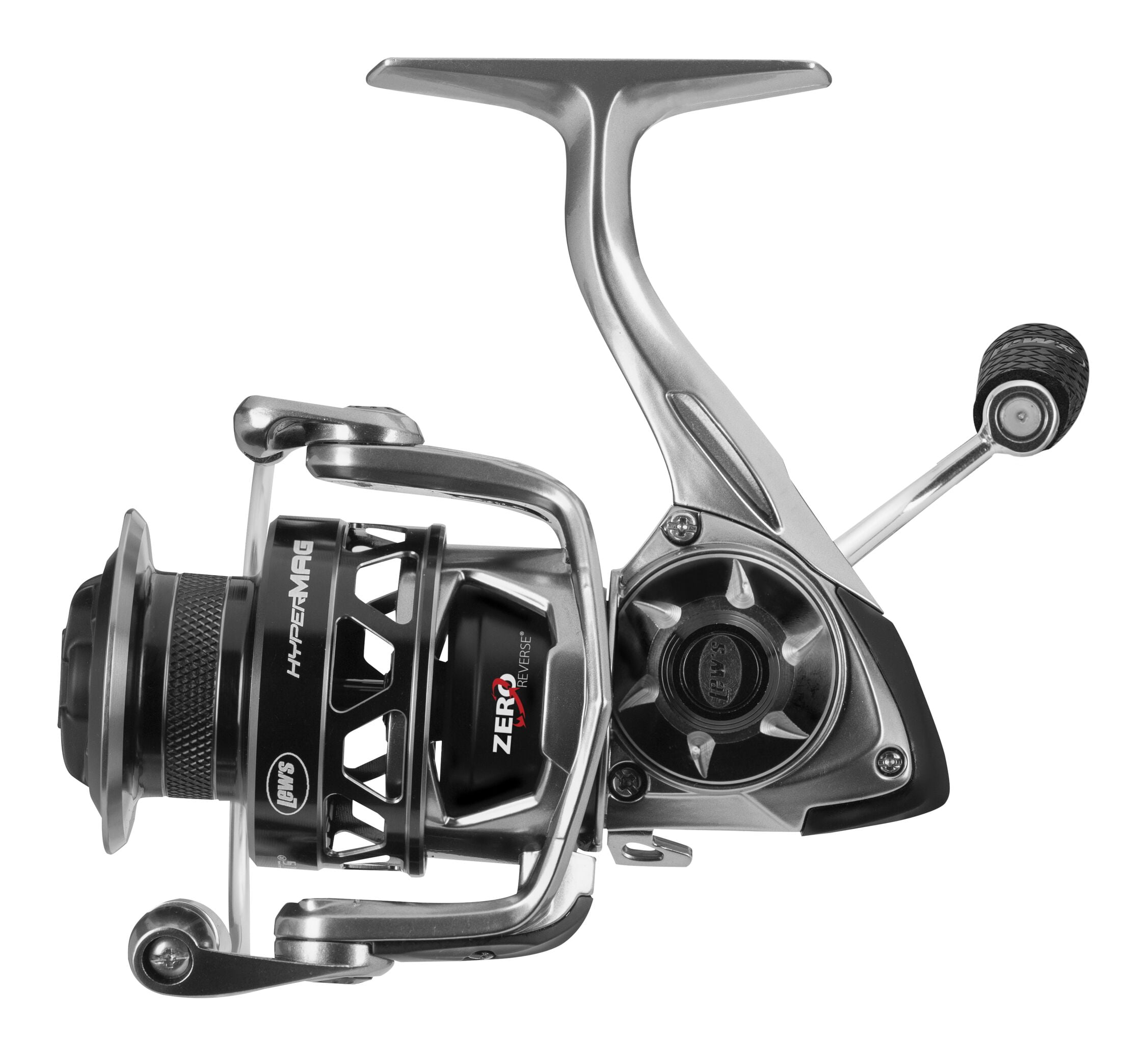 Lew's HyperMag Spinning Fishing Reel, Size 300 Reel, Silver