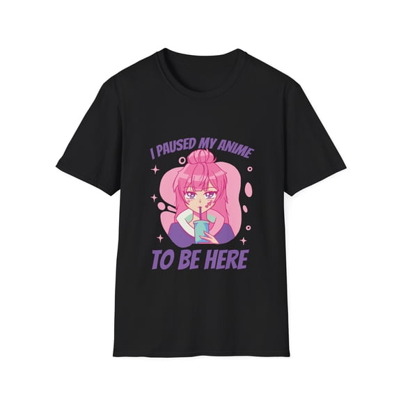 Pink Anime Lovers Women Girls Japanese Novelty TShirt