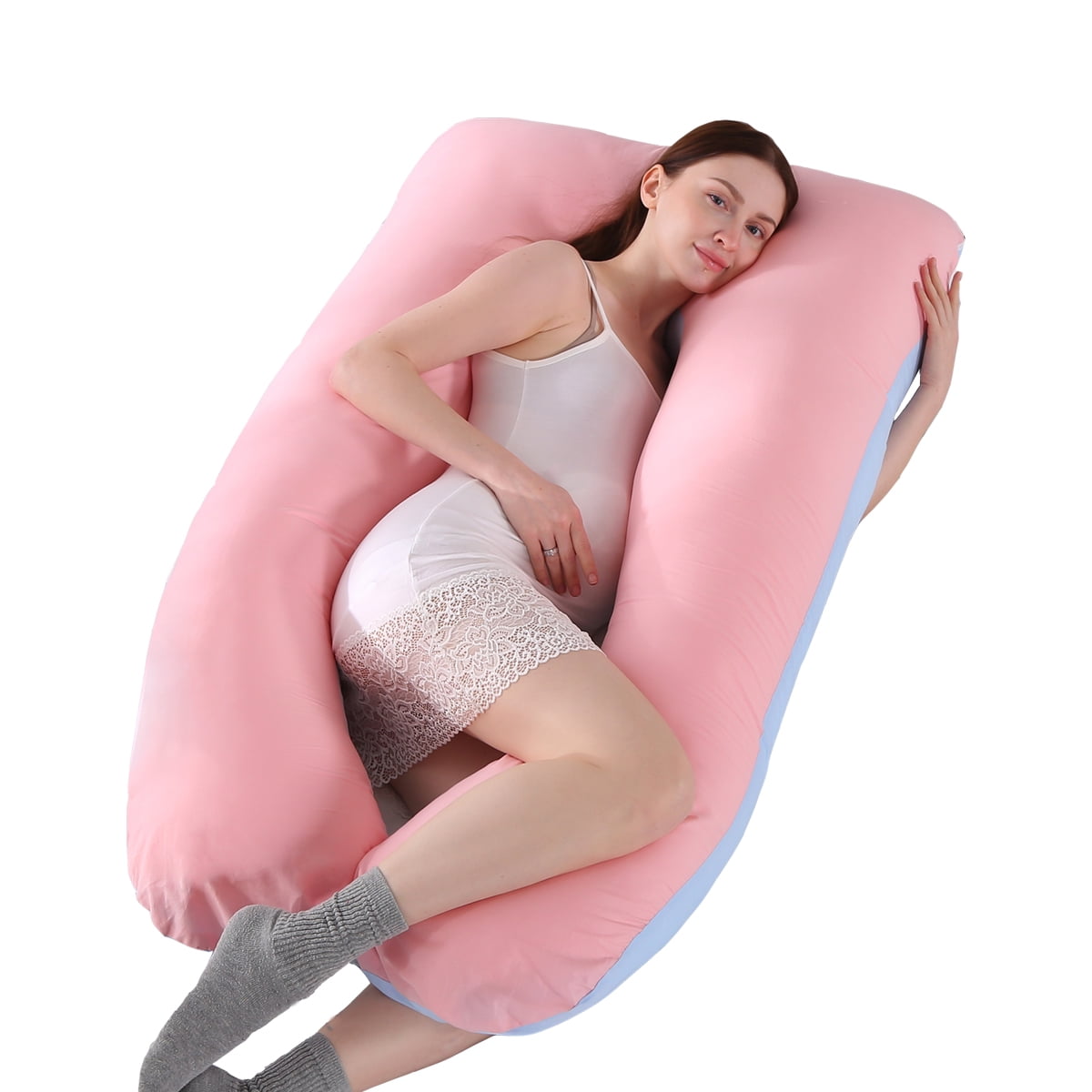 Triangle Blue Doomoo Pregnancy Back//Belly Support Pillow