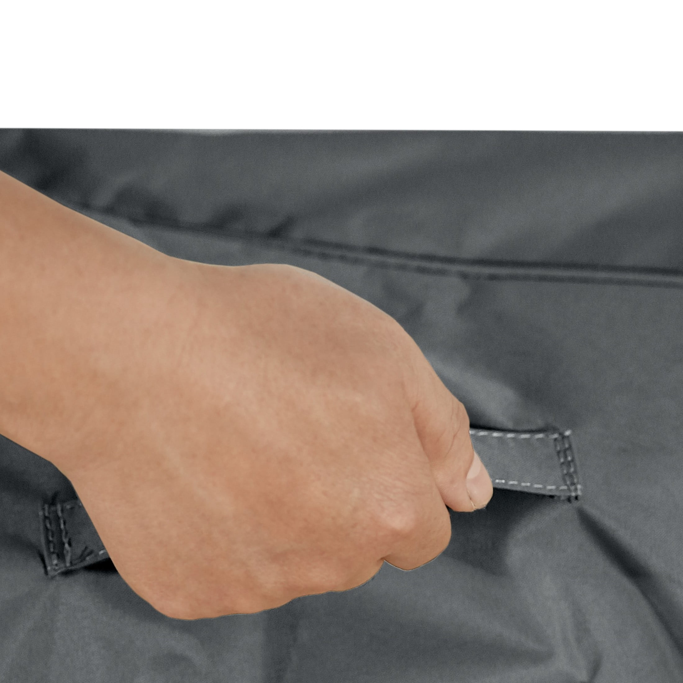 Thalric BBQ Grill Cover, Weather Resistant Fabric, Dark Grey