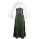 thumbnail image 1 of Vestido largo Victoria Vestido europeo y americano de manga larga Túnica renacentista Vestido medieval, 1 of 6