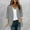 Gray, variant on ZZwxWA Womens Cardigans Lightweight Casual Eyelet Open Front Solid Color Fall Vacation Cover ups Dressy Jacket Outwear