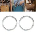 thumbnail image 4 of mmirethe 2Pcs Women Purse Handles Belt Replacement Handmade DIY for Tote Purse Making clear round 1Set, 4 of 6