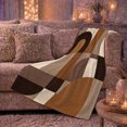 thumbnail image 6 of Geometric Fall, Cozy Friendship Quote Scene, Warm Flannel Blanket for Living Room and Reading Nook with Detailed Artwork, Art Lovers Thanksgiving Gift, Artistic Home Decor, 6 of 9