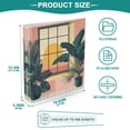 thumbnail image 3 of FORMRS 3 Ring Binder 1.5 inch with Pockets Clip Board 200 Sheets Capacity, Pink Sunset, 3 of 8