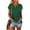 Green, variant on Yanlir Women's Fashion Solid Color Short Sleeve Round Neck Blouse Lightweight Crew Neck T-Shirt, Breathable Work and Vacation Wear, Loose Fit Basic Soft Tee(Black,)