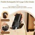 thumbnail image 4 of Portable Electric Coffee Grinder with 30 Adjustable Settings,Compact Burr Grinder for Travel ,USB Rechargeable, 4 of 8