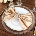 thumbnail image 6 of Balsa Circle 5 Pieces 20" Nude Satin Napkins Wedding Party, 6 of 8