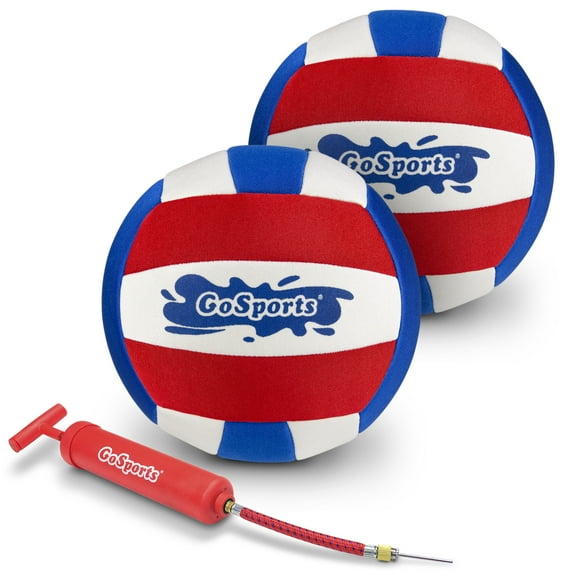 GoSports Pro Neoprene Waterproof Pool Volleyballs - 2 Pack
