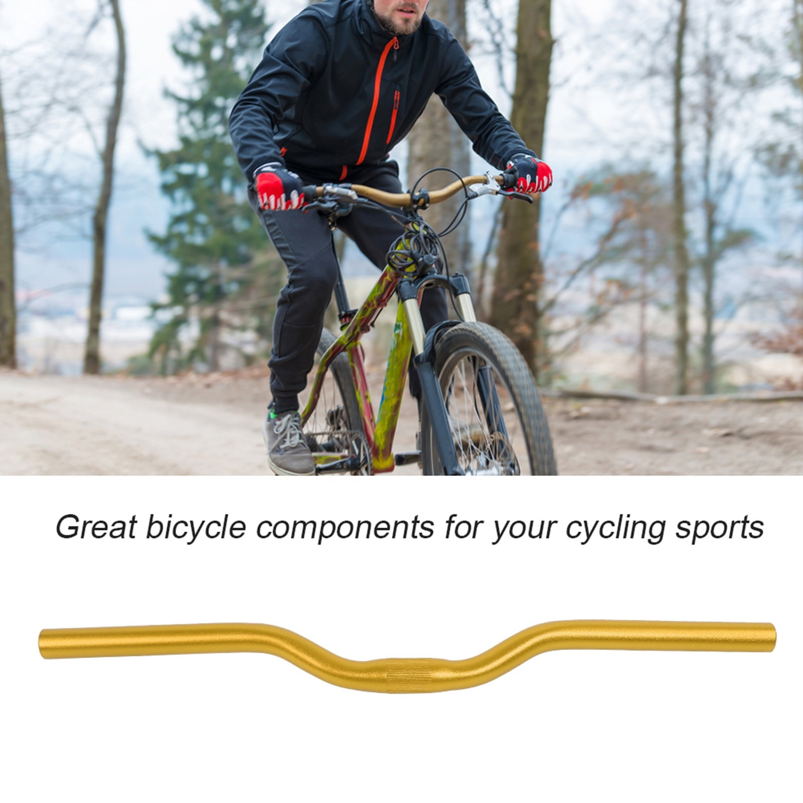 Gold mountain bike handlebars sale