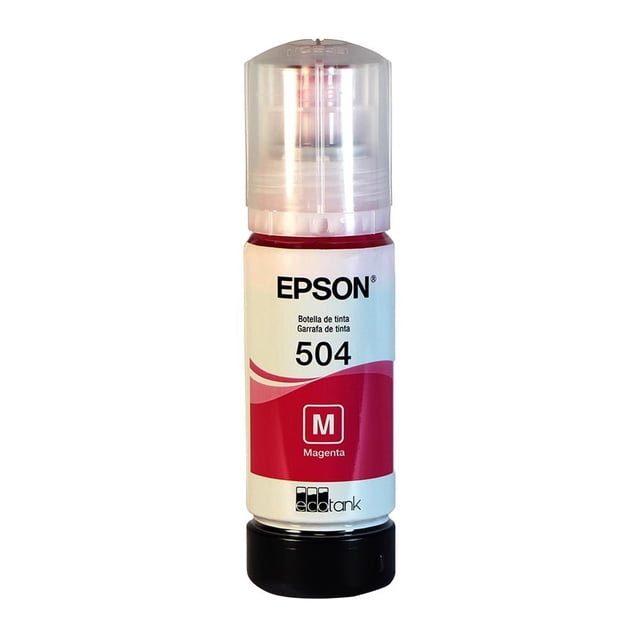 Tinta para Impresora Epson Ecotank 504 Magenta