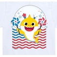 thumbnail image 3 of Baby Shark - American Flag - Toddler Short Sleeve T-Shirt, 3 of 6
