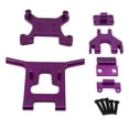 thumbnail image 3 of Kit de parachoques delantero para coche RC con soporte de metal para Wltoys 124018, escala 1:12 Púrpura, 3 of 9