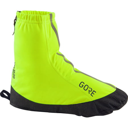 GORE Wear Waterproof Lightweight Cycling Overshoes, GORE Wear C3 GORE Wear -TEX Light Overshoes, Size: 48-50, Color: neon yellow, 100225 Size