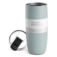 thumbnail image 2 of Simple Modern Travel Coffee Mug Tumbler with Clear Flip Lid | Reusable Insulated Stainless Steel Coffee Thermos | Gifts For Men, Women, Mom, Dad | Voyager Collection | 20oz | Sea Glass Sage Simple Modern Taza, 2 of 2