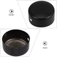 thumbnail image 2 of Shisuyan 2 Pcs Embouts de Main Courante en Acier Inoxydable Capuchon Protecteur Rond Accessoires pour Rampe d'Escalier Chaîne Pont de Clôture, 2 of 9
